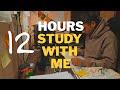 Study With Me Live 12 Hrs | Class 11th JEE 2027 | Talk in live chat| Rain BG |