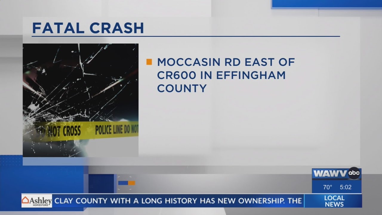 72-year-old dies in single-vehicle crash in Effingham County - YouTube