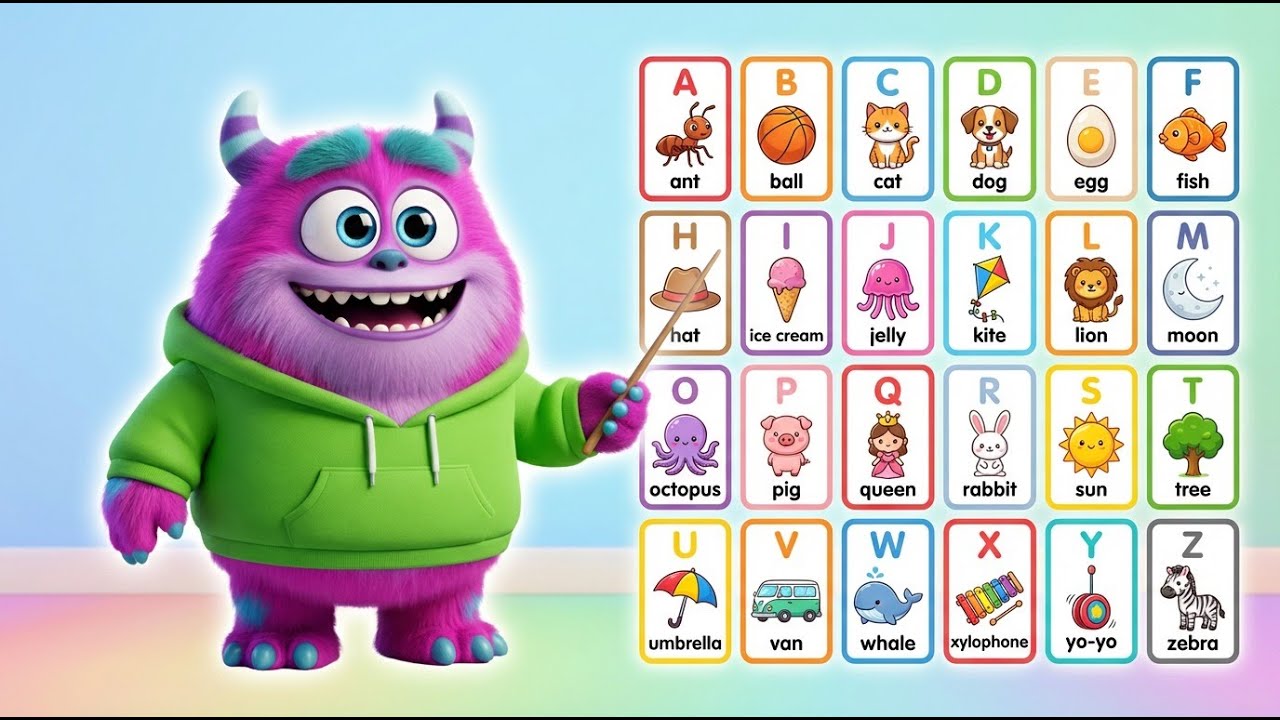 Phonics Song A to Z | Learn Letter Sounds with 6 Words Each | Fun Kids Learning