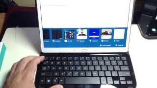 видео Bluetooth клавиатура для Samsung Galaxy Tab S 10.5