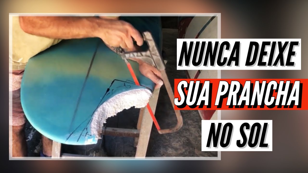 Bolha na prancha de surf? Vamos resolver!