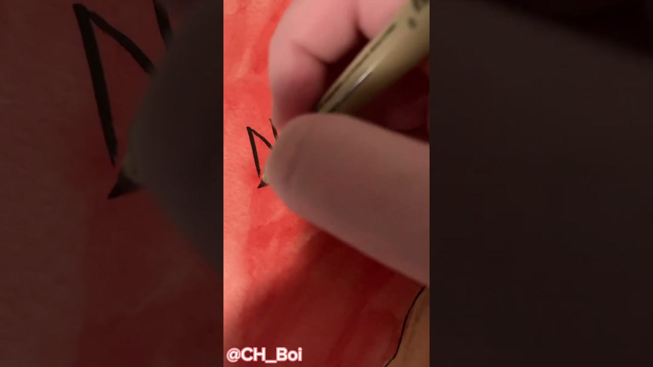 Drawing Nami from One piece with watercolors 