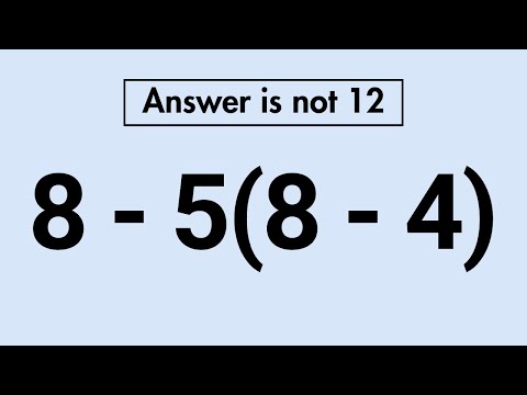 Basic Math Problem That Will Stump 90% People!