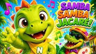 Samba Samba Jacaré Música Infantil Divertida Nino Dino
