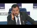 SALVINI IN DIRETTA DA MOSCA, SEDE AGENZIA ITAR-TASS (16.07.2018)