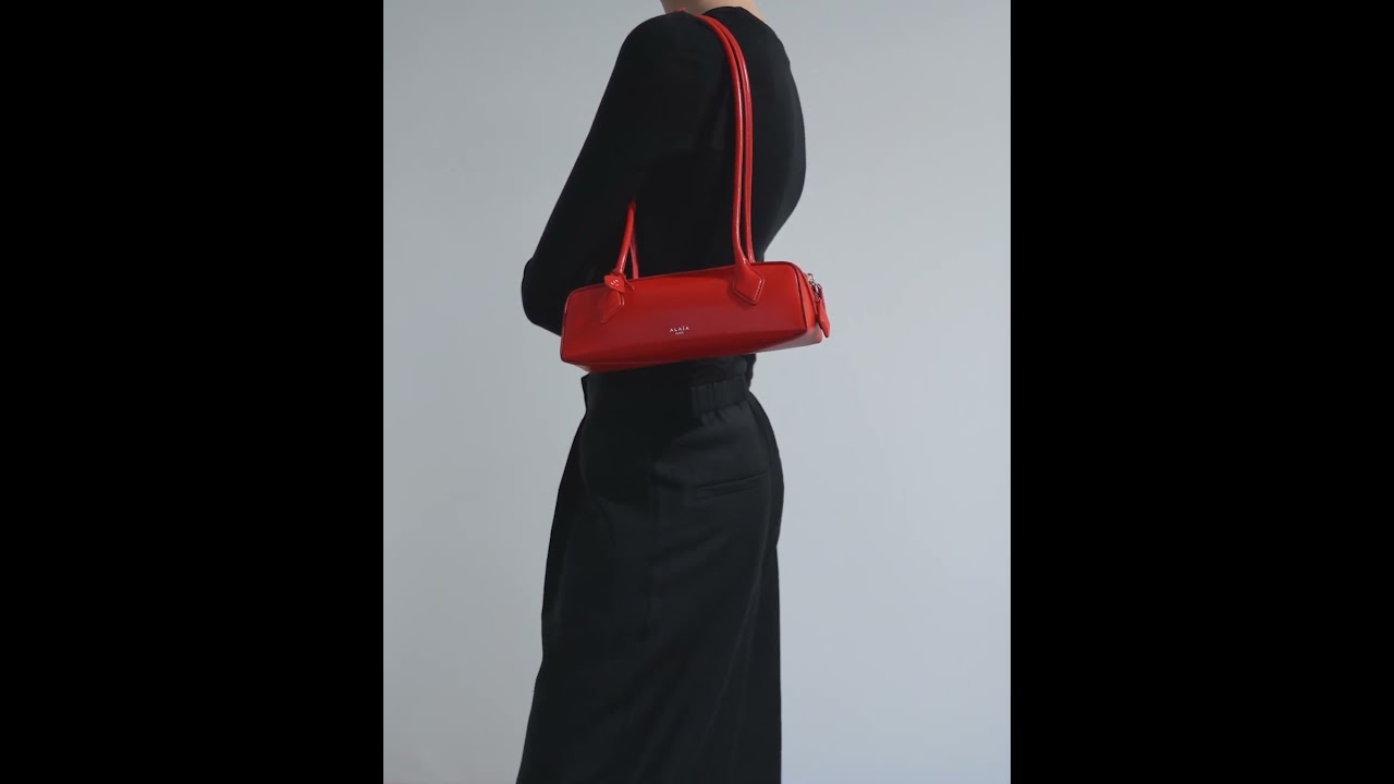 Alaïa | Le Teckel small red leather bag | Savannahs