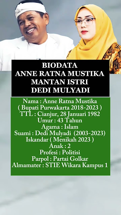 Biodata Anne Ratna Mustika Mantan Istri Dedi Mulyadi❗#shorts #anneratnamustika #dedimulyadi