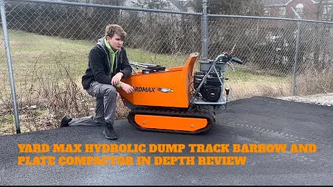 Yard Max Hydraulic Dump Track Barrow in depth Review