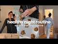 Healthy Evening Routine Cozy, Relaxing &amp; Healthy Routine | Self Care, Cooking, Rituals, &amp; Skincare