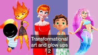 Transformation art and glow up 2