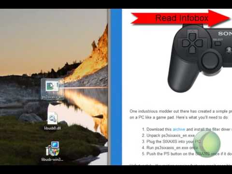 How to use your PS3 Controller on PC - YouTube