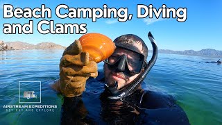 Baja California  Bahia Concepcion | RV travel camping clamming diving kayaking (Ep.7)