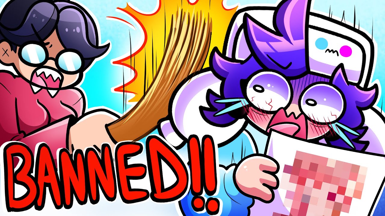 Моя школа ЗАПРЕТИЛА МЕНЯ ЗА МОЙ РИСОВАНИЕ...