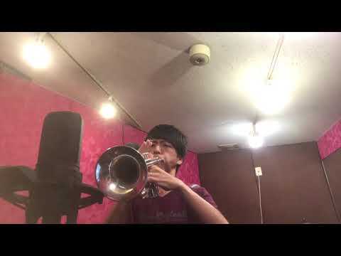 IPhone直撮り ユーフォニアム奏者がトランペットで 必殺仕事人 の冒頭吹いてみたけど Ww 野球応援