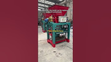 4-35B small semiautomatic cement brick making machine #brickwork #blockmakingmachine #blockmachine