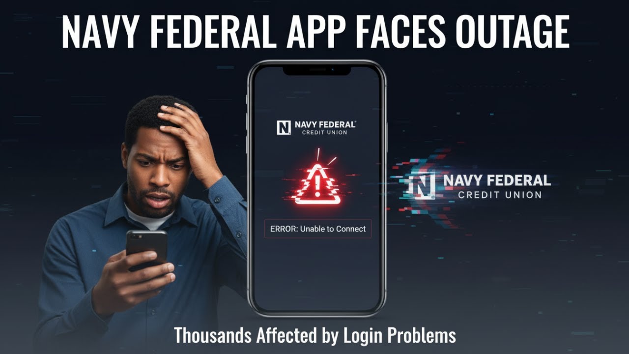 Navy Federal App Down: Thousands Affected by Login Issues | POP SCOPE USA