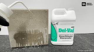 Concrete & Masonry Waterproofing With Del-Val 600 Silanesiloxane Sealer
