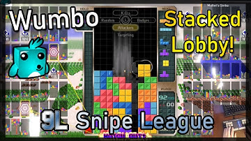 Tetris 99 - Stacked Stream Snipe Lobby - Insane Clutch Victory