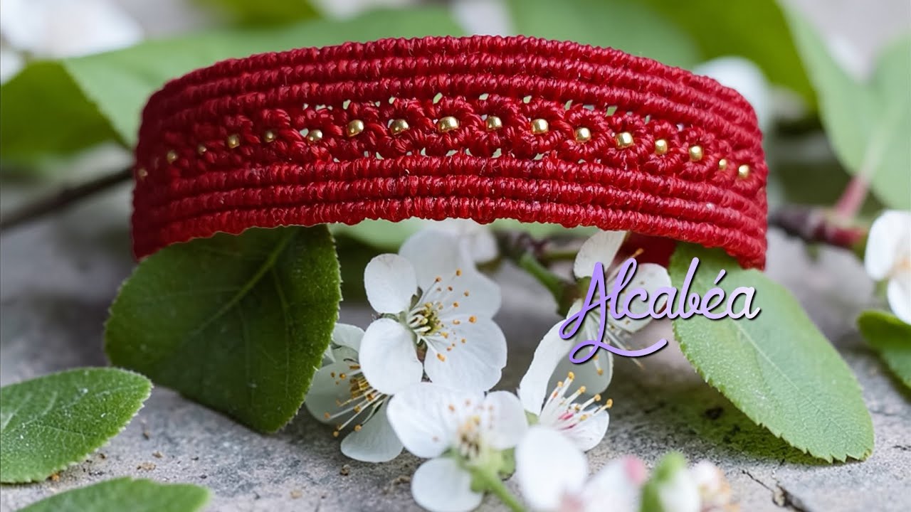 Tutoriel Micro-macramé bracelet 