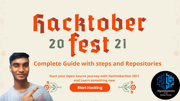 Hacktoberfest 2021 |Best way to start your Open Source Journey | Complete Guide and Tips