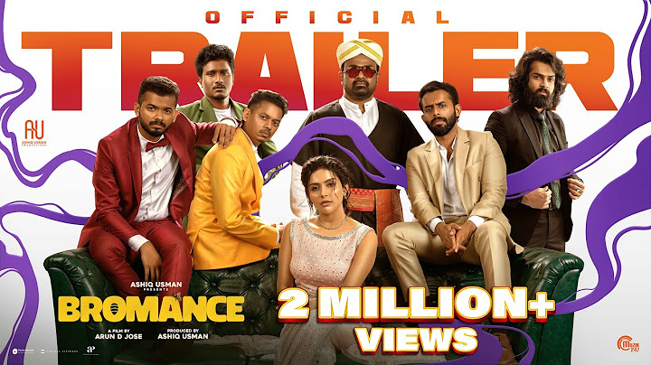 Bromance | Official Trailer | Arjun Ashokan,Mahima,Mathew Thomas | ADJ |Govind Vasantha |Ashiq Usman