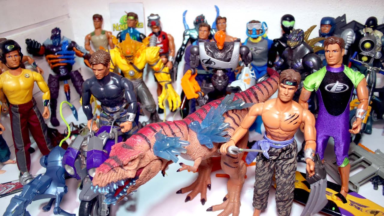 Unboxing de muitos bonecos Max Steel antigos Mattel