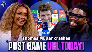 Thomas Muller crashes post-game show with Abdo, Henry, Carragher & Richards | UCL Today | CBS Sports image