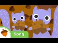 We love acorns  cute squirrels  kids song from treetop family  super simple songs