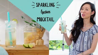 Refreshing Sparkling Lychee Drink!