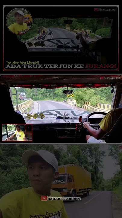 TRUK TERJUN KE JURANG!! #automobile #supirhandal #viralvideo #shortsviral