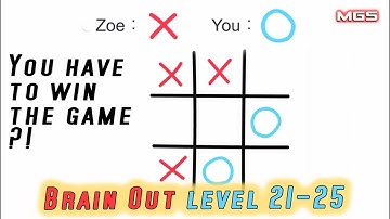 Brain Out level 21-25 | Can you pass it? (iOS Android game)