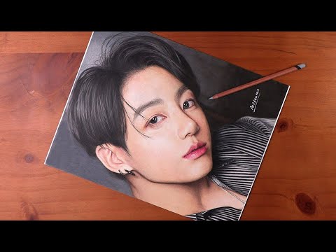 Drawing BTS Jungkook 정국 - YouTube