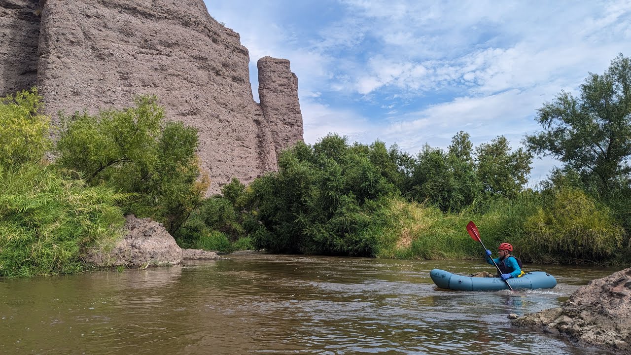 Verde River Packrafting: Bartlett to Box Bar at 370 cfs (Sep 1, 2023)
