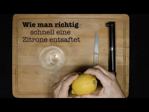 Video: Wie Man Zitrone Entsaftet