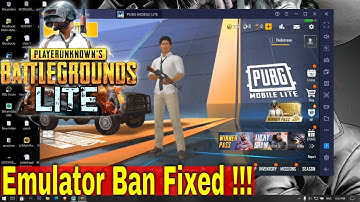 Pubg Mobile Lite Emulator Ban SOLVED || No Bypass No GFX Pubg Mobile Lite Emulator issue Solved