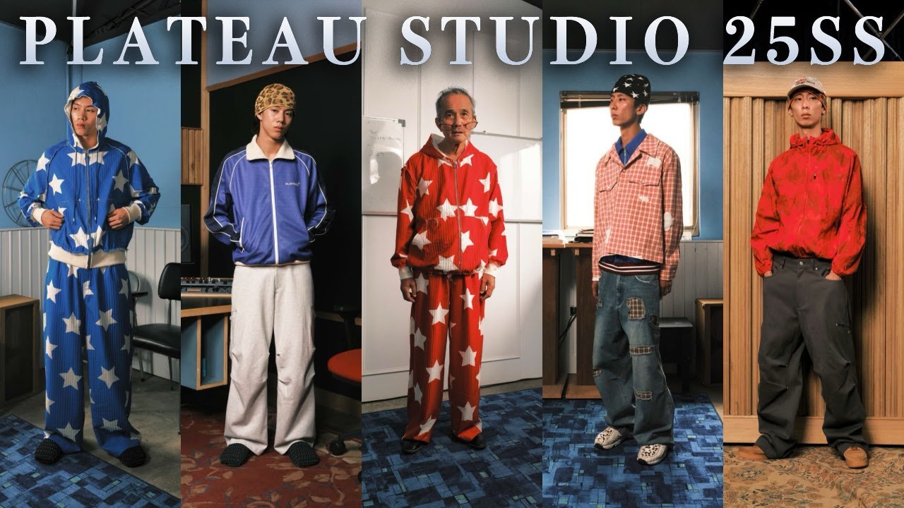PLATEAU STUDIO 25SS The brand's specialty, pop outerwear, tops