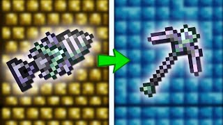 Drills are BETTER than Pickaxes in Terraria