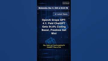 OpenAI Drops GPT-4.1: Paid ChatGPT Gets 54.6% Coding Boost, Freebies Get Mini