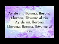 La Llorona - Alba Reche (LETRA) * OT 2018 GALA 6*