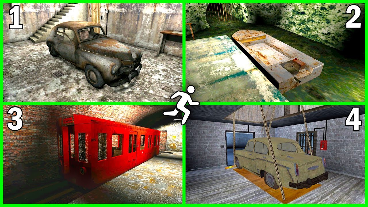 Granny 1 2 3 4 Escape With All Vehicles Granny Game Horror Game granny-1-2-3-4-escape-with-all-vehicles-granny-game-horror-game