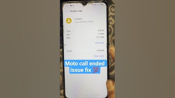 Motorola Call Ended Problem Fix 🔥 | Moto Phone Call Issue #shorts