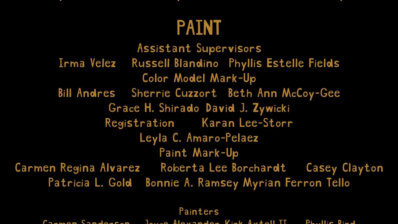 Beauty and the Beast (2001) End Credits