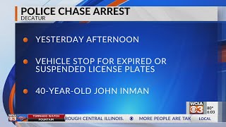 Man arrested after police chase through Decatur: Sheriff
