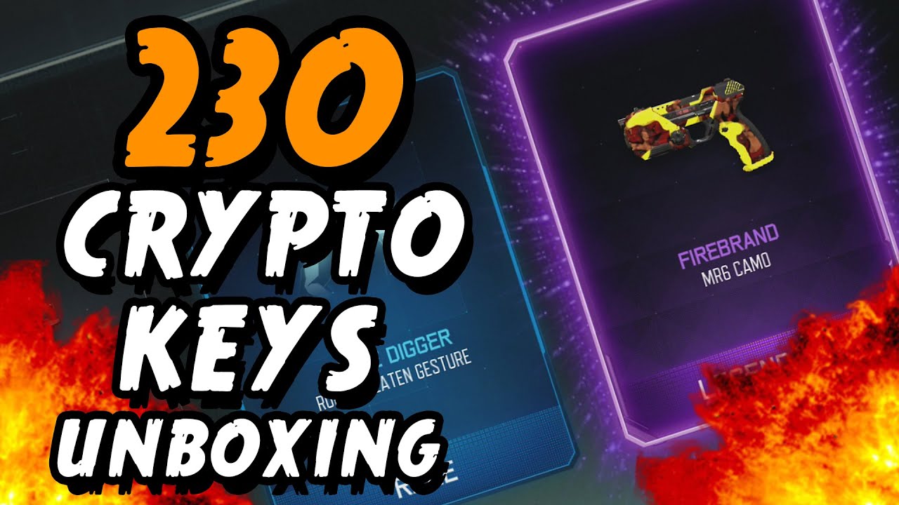 230 CRYPTO KEYS UNBOXING | BLACK OPS 3 - YouTube
