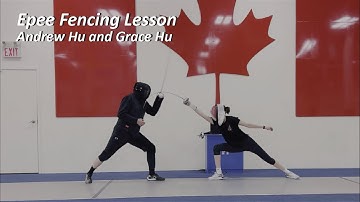 Fencing Lesson with Coach Andrew Hu (Epee)