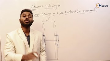 Columns Splicing | Design of Compression Members | Steel Structures - GATE