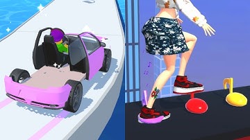 Assemble Run 3D VS ASMR Tippy Toe - All Level Speed Run Gameplay Ep3