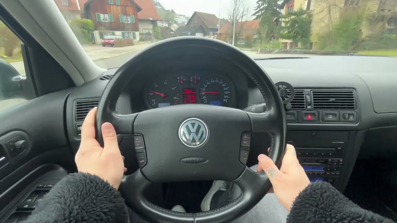 VW Golf IV - 1.9 TDI ARL 150 hp – POV Driving