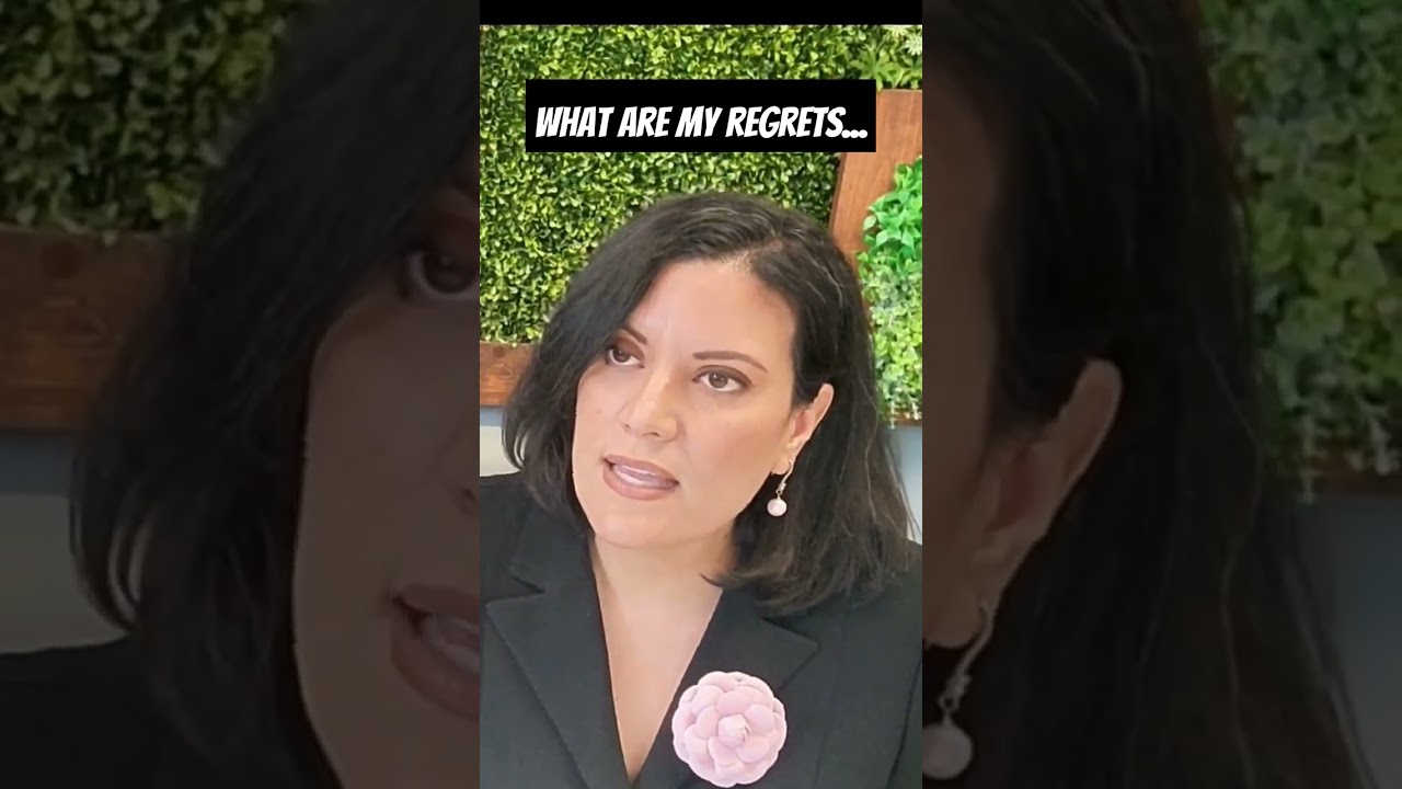 Marcia's regrets... getting real.     