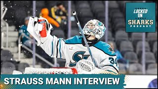 San Jose Sharks Goalie Prospect, Strauss Mann, On His Road To San Jose and Bouncing Between Teams